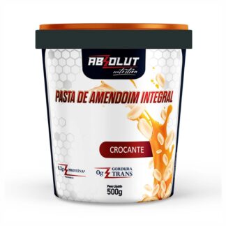 PASTA DE AMENDOIM 500G	CROCANTE  ABSOLUT