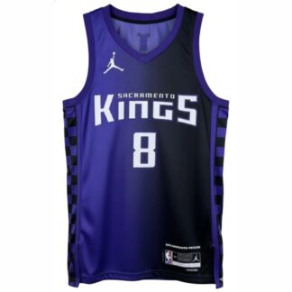 Camiseta  Sacramento Kings NBA  Preta/Roxa