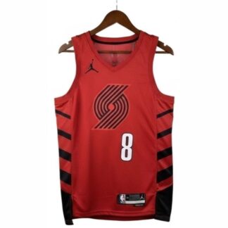 Camiseta Regata Deni Avdija do Portland Trail Blazers  Jordan  Vermelha